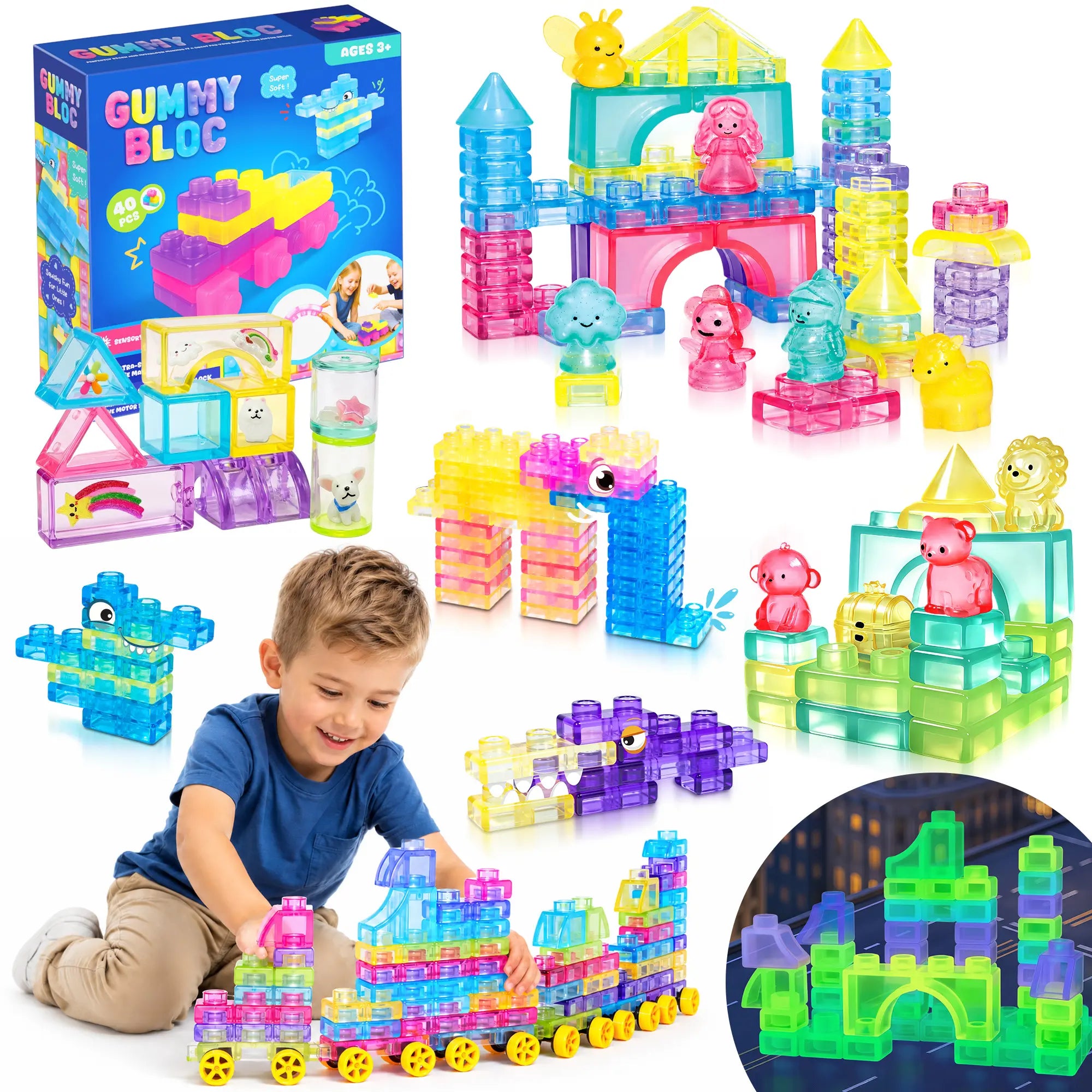 🌈 Jelly Blocks – Squishy Sensory Building Toys for Creative Little Minds