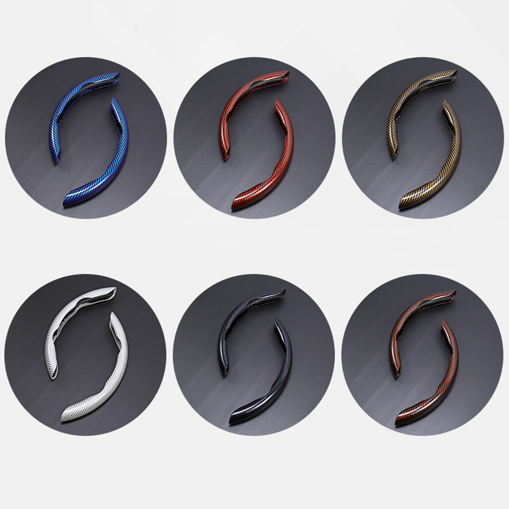 Non-Slip Half Cover Car Steering Wheel Protector | Easy Clip On Installation