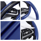 Non-Slip Half Cover Car Steering Wheel Protector | Easy Clip On Installation