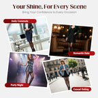 🔥 Transparent High-Waisted Shiny Sheer Tights for Women - Sheer & Comfortable 👑✨