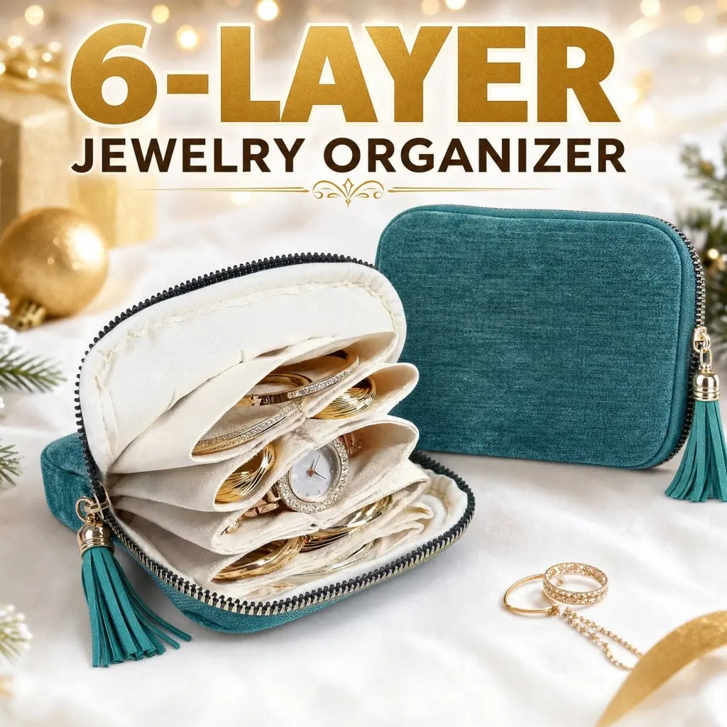 ✨Travel Jewelry Organizer – Elegant Storage for Your Precious Pieces