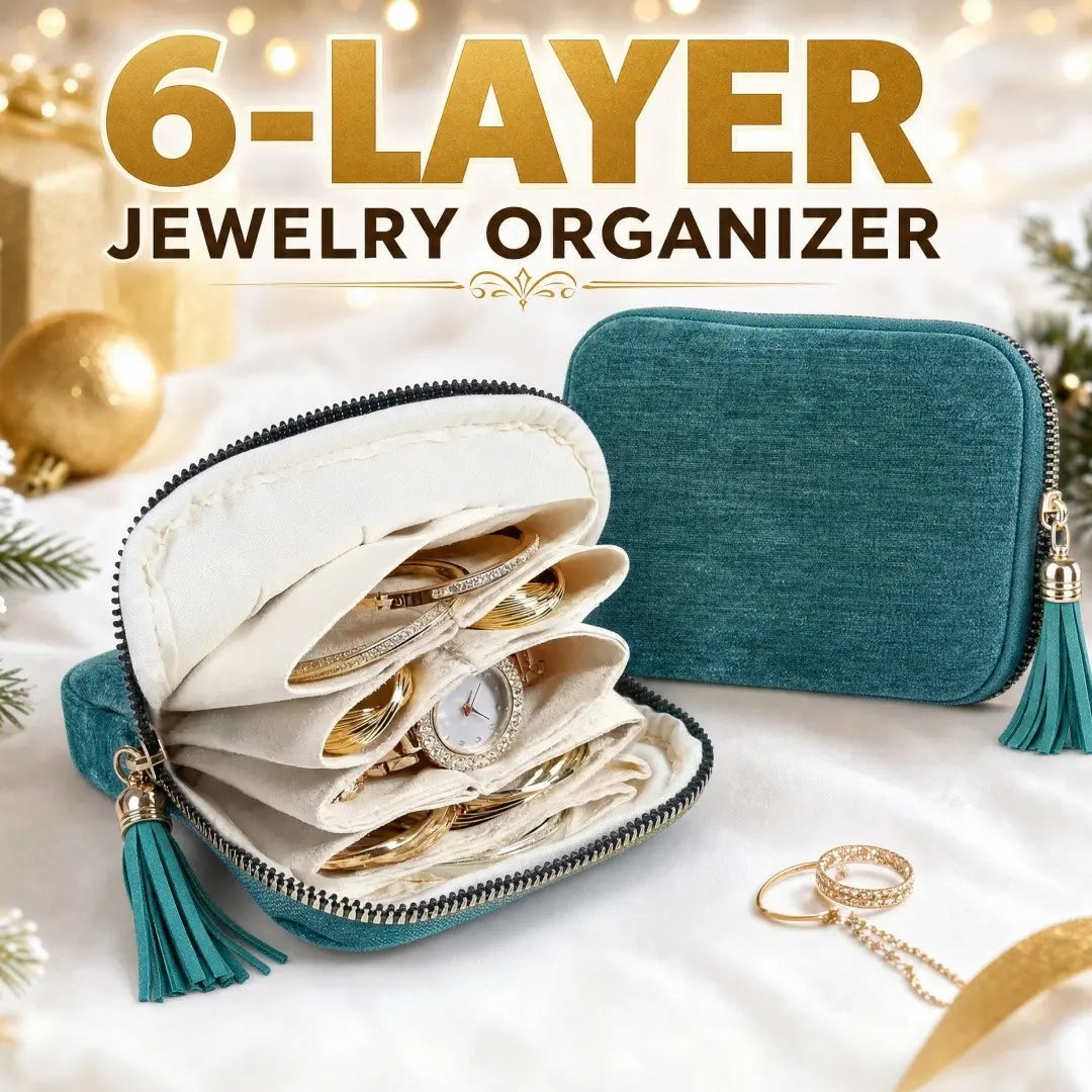 ✨Travel Jewelry Organizer – Elegant Storage for Your Precious Pieces