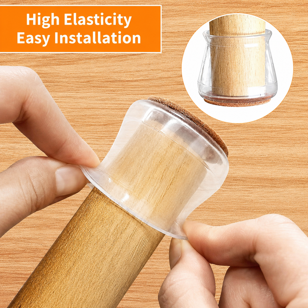 ✨ Universal Rubber Chair Leg Protectors