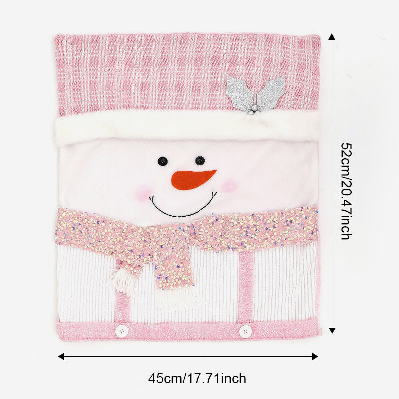 🎄 Festive Christmas Chair Cover Set – Cosy Holiday Dining Chair Decorations for a Magical Christmas ✨