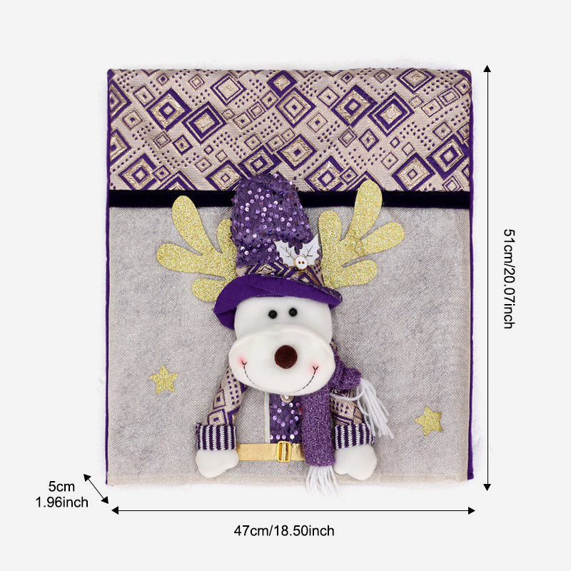 🎄 Festive Christmas Chair Cover Set – Cosy Holiday Dining Chair Decorations for a Magical Christmas ✨