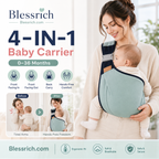 👶 4-in-1 Breathable Baby Carrier