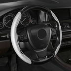Non-Slip Half Cover Car Steering Wheel Protector | Easy Clip On Installation