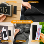 Heavy duty Velcro strips with adhesive