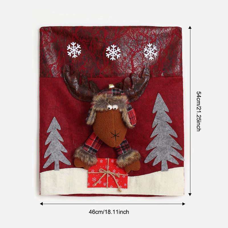 🎄 Festive Christmas Chair Cover Set – Cosy Holiday Dining Chair Decorations for a Magical Christmas ✨