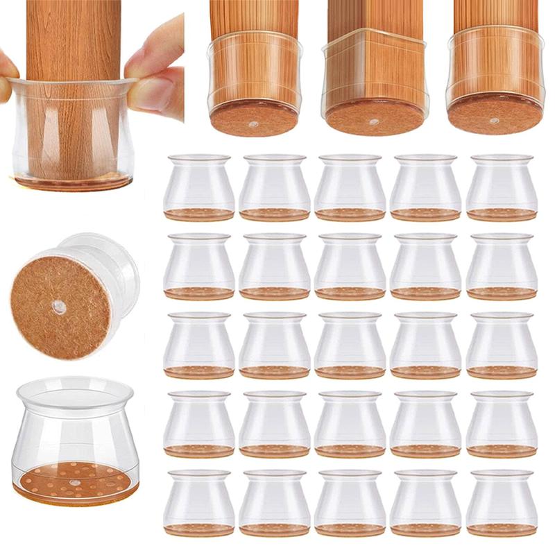 ✨ Universal Rubber Chair Leg Protectors