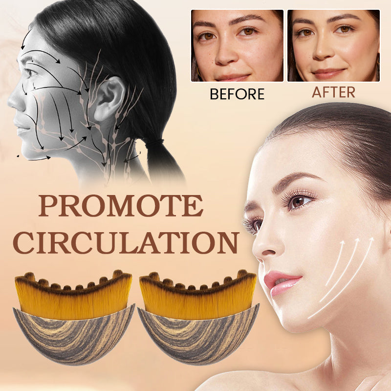 Lymphatic Sculpting Facial Brush ✨ Defined Contours & Depuffing 💆‍♀️