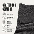 🎁Men's Crewneck Sweater Soft Casual Sweaters Classic Long Sleeve Pullover Sweaters with Ribbing Edge