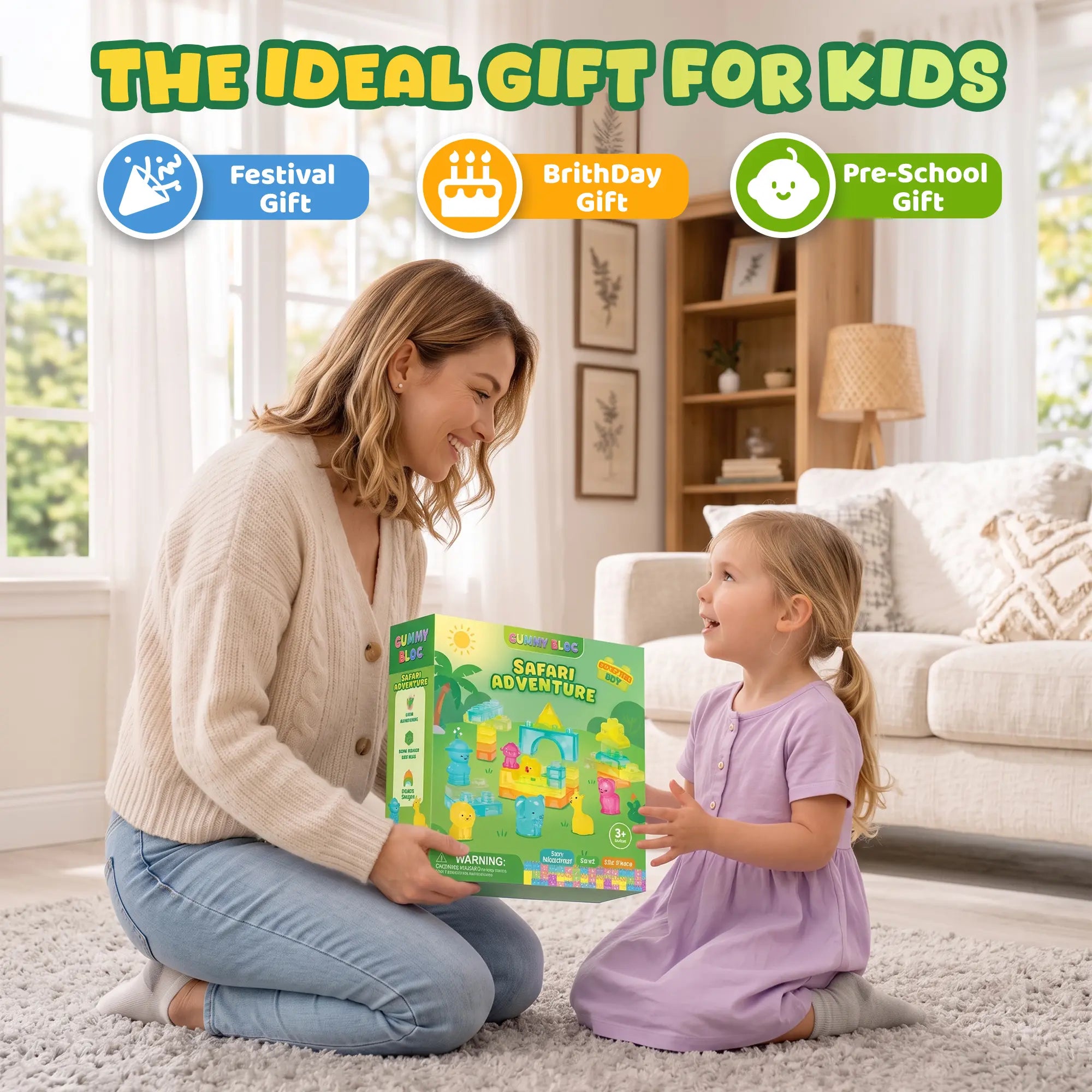 🌈 Jelly Blocks – Squishy Sensory Building Toys for Creative Little Minds
