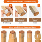 ✨ Universal Rubber Chair Leg Protectors