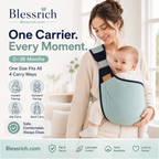 👶 4-in-1 Breathable Baby Carrier