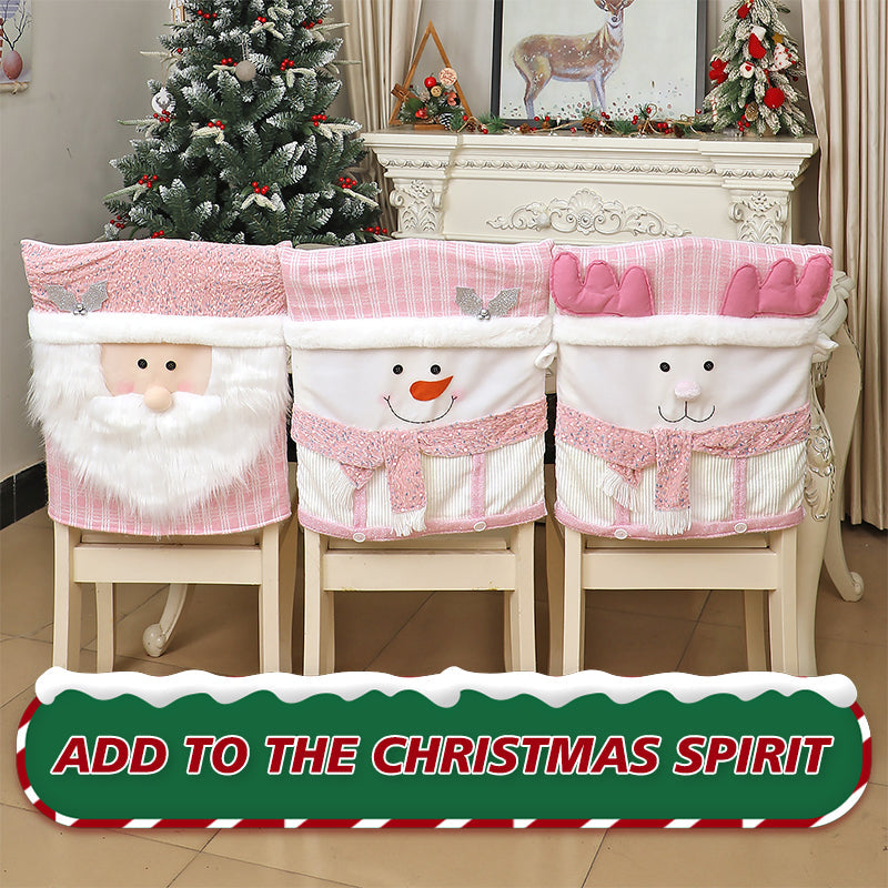 🎄 Festive Christmas Chair Cover Set – Cosy Holiday Dining Chair Decorations for a Magical Christmas ✨
