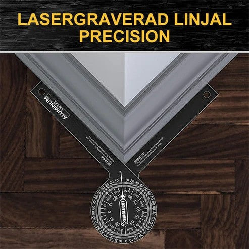 📐 Perfect Mitre Joints Every Time – 7" Aluminium Angle Finder for Mitre Saws.UK Stock