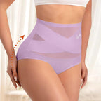 🌸Last Day✨Plus-Size High-Waist Cross Tummy Control Panties