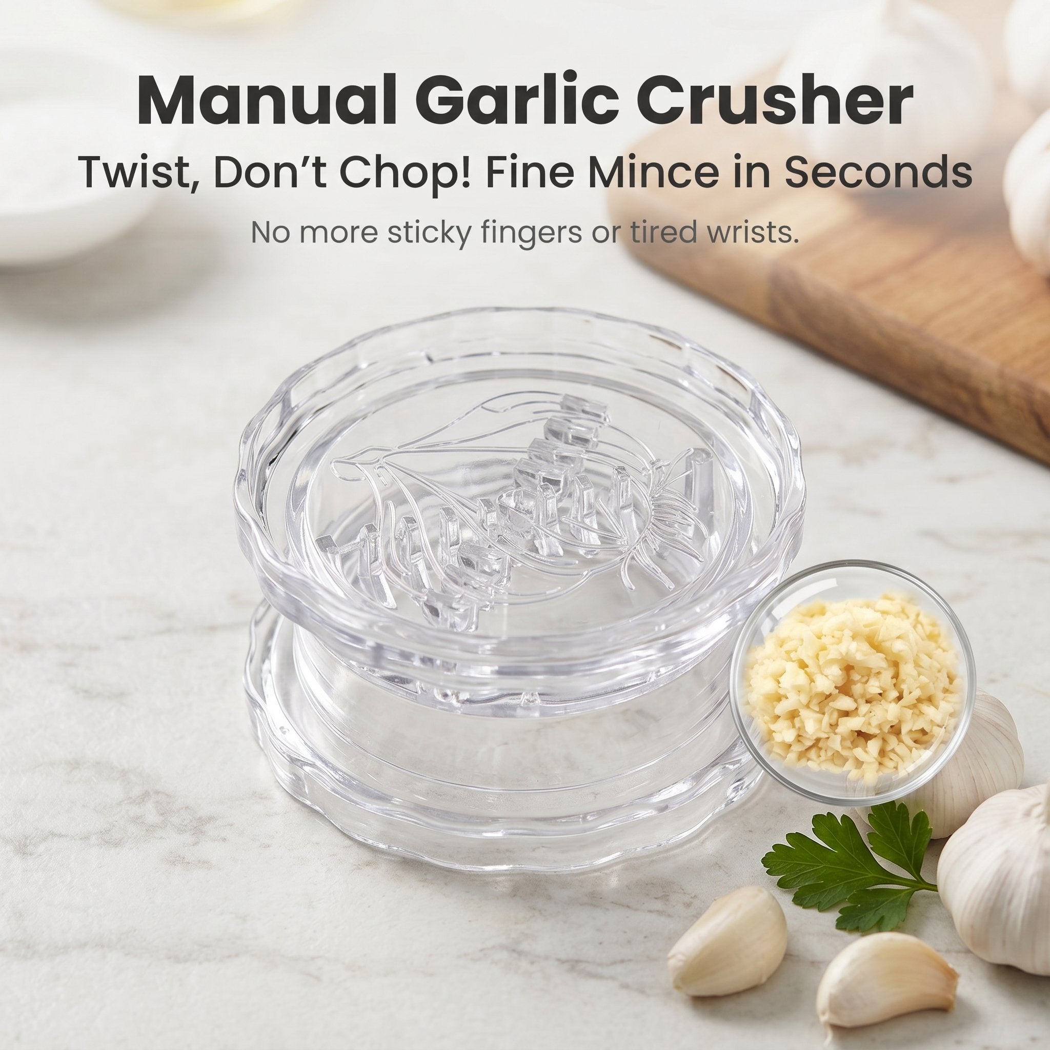 🎁Hot Sale 49% OFF🔥Manual Garlic Twister & Masher