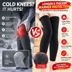 Long Knee Pads for Men and Women, One Size with Thick Wool Lining 🦵