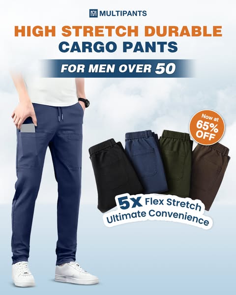 📢📢 59% OFF !! ⏰MultiPants – High Stretch Multi-pocket Durable Cargo Pants
