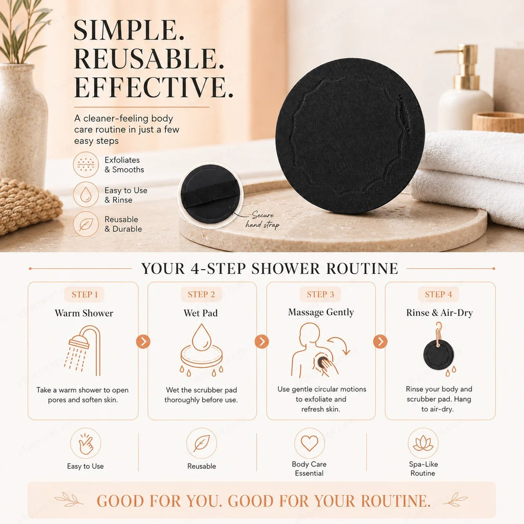 🚿 Exfoliating Scrub Bath Pads🧖‍♀️