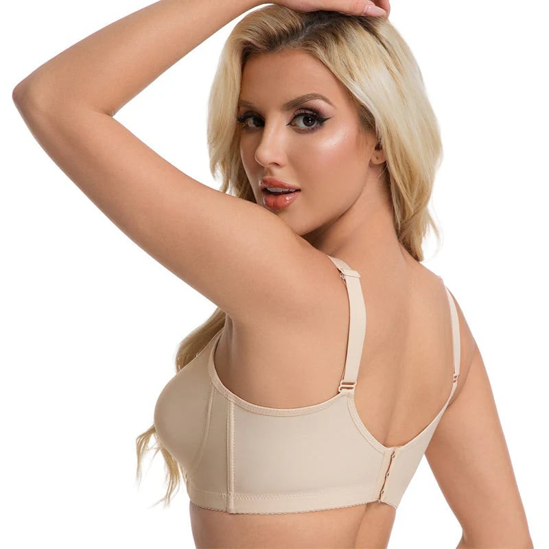 🔥 Today Only: Buy One, Get Two!💐Women's Elegant Sheer Full Coverage Minimizer Bra ✨ Plus Size for Large Busts