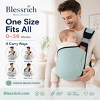 👶 4-in-1 Breathable Baby Carrier