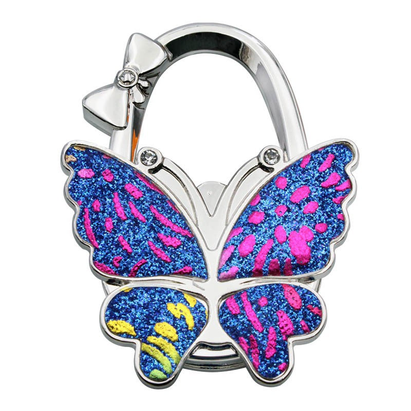 Butterfly Foldable Handbag Hook – Stylish Portable Non-Slip Bag Hanger