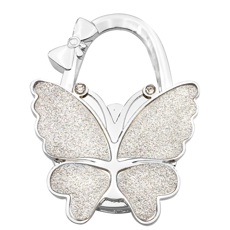 Butterfly Foldable Handbag Hook – Stylish Portable Non-Slip Bag Hanger