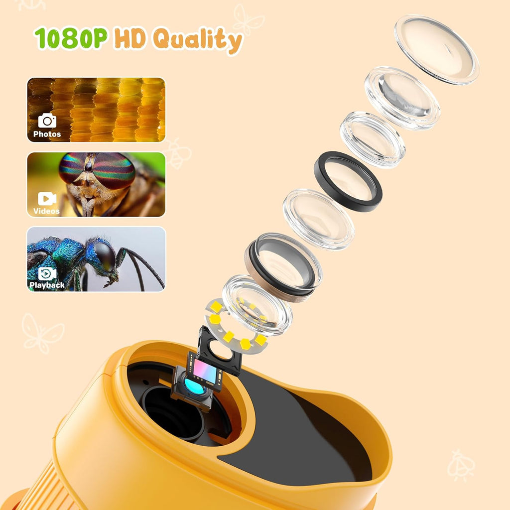 🔬Pocket Digital Microscope – Discover a Hidden World Through Science✨
