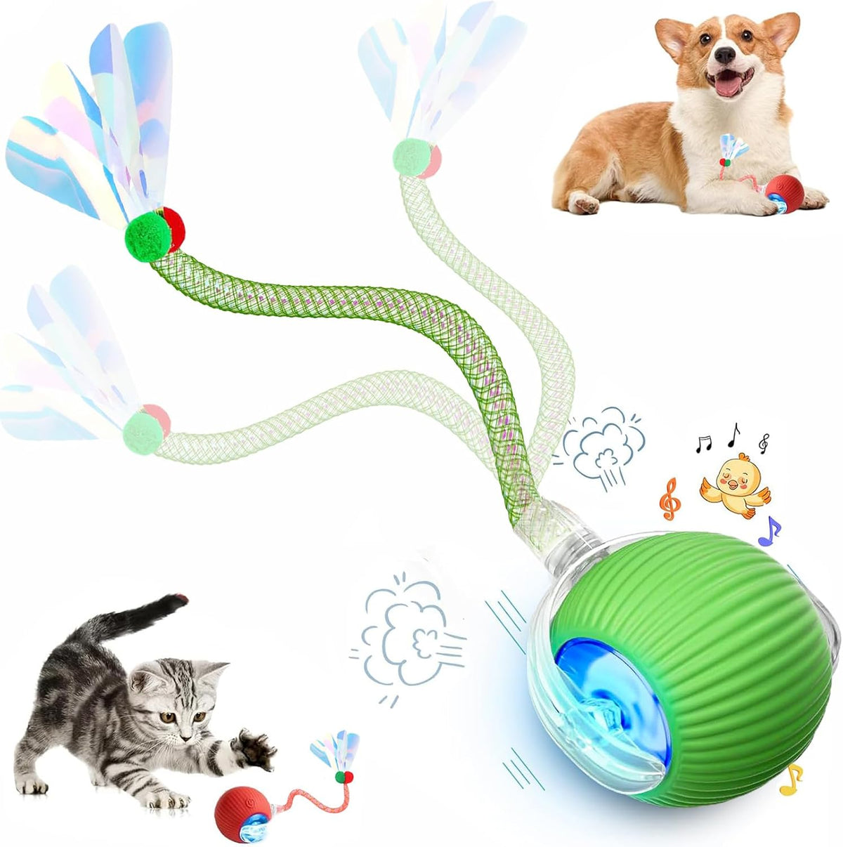 🐱Automatic Cat-Teasing Ball Interactive Pet Toys