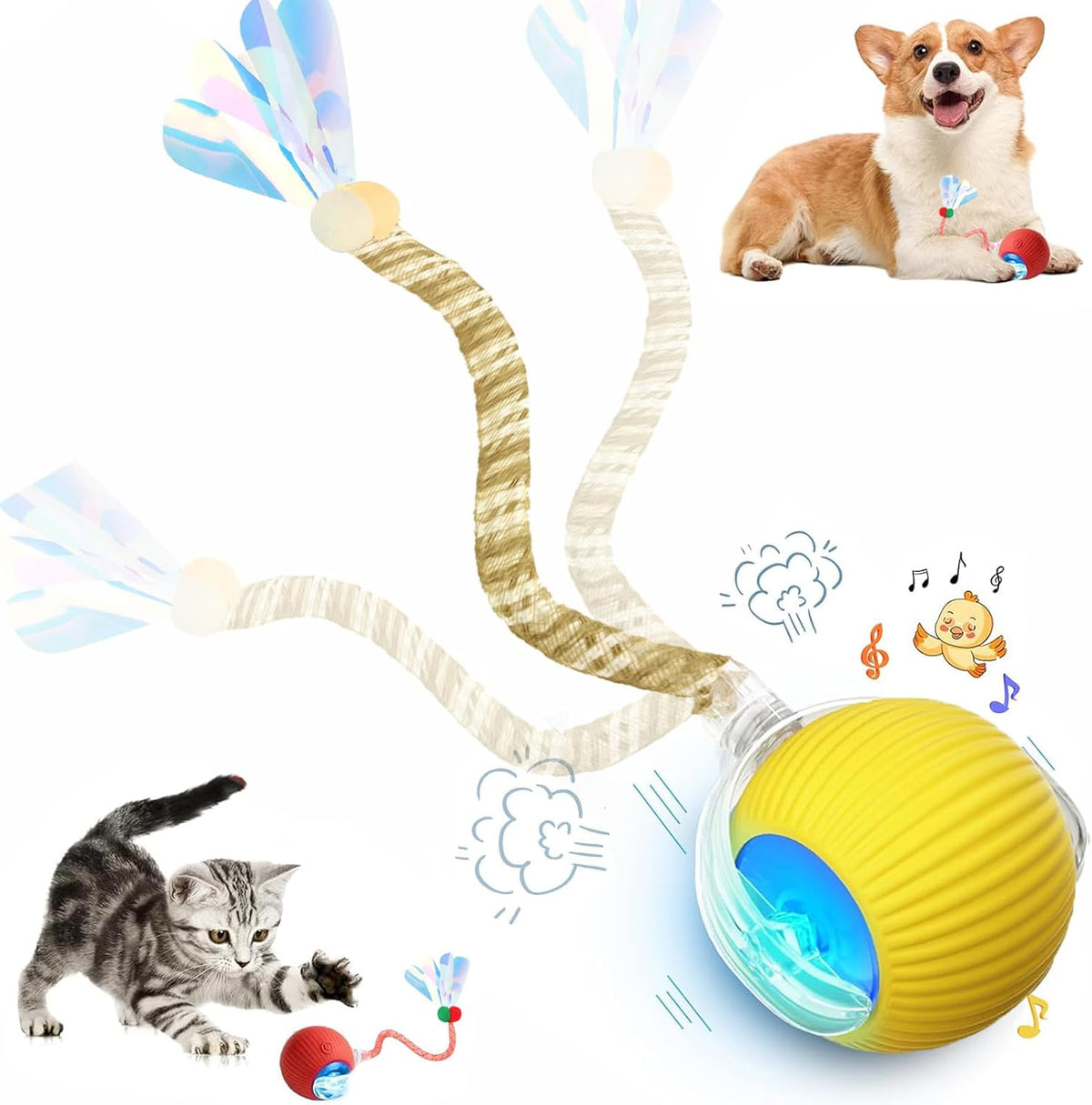 🐱Automatic Cat-Teasing Ball Interactive Pet Toys