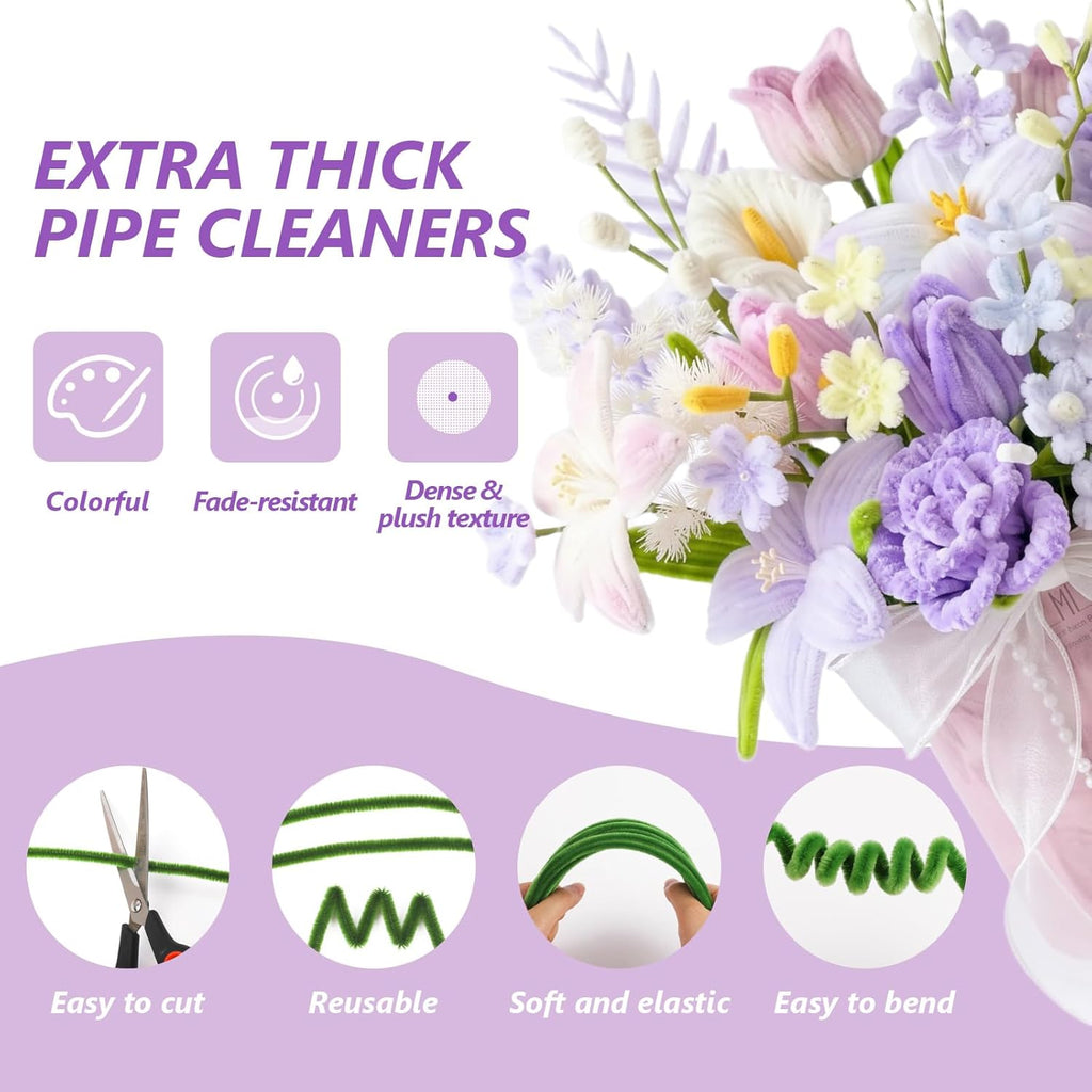 🌸 DIY Flower Making Kit – Create Beautiful Handmade Blooms at Home