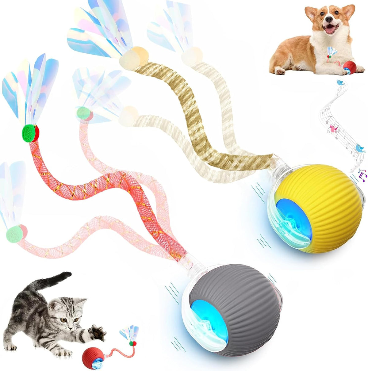 🐱Automatic Cat-Teasing Ball Interactive Pet Toys