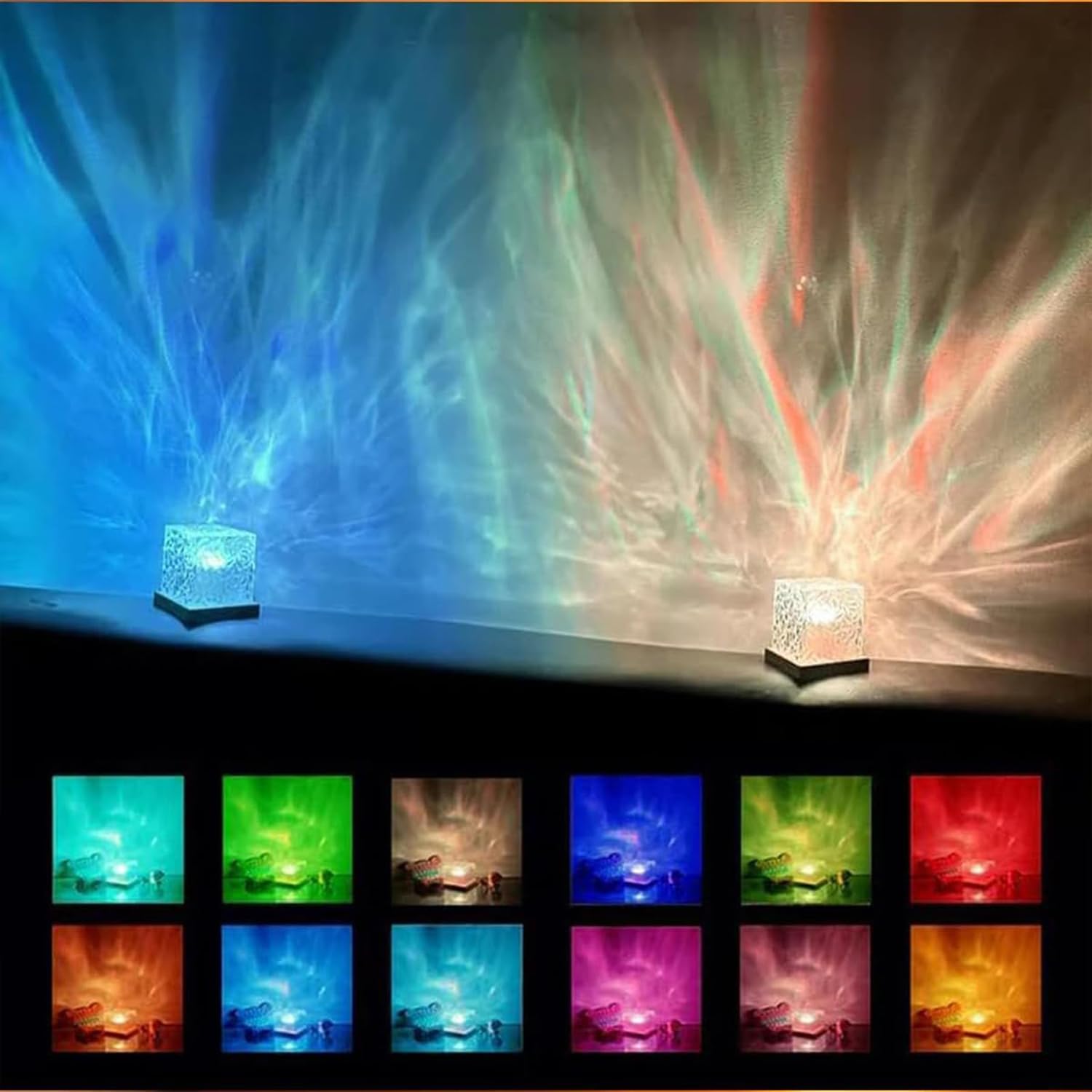 🌊Ocean Wave Projector Lamp – Create a Calm & Relaxing Atmosphere at Home