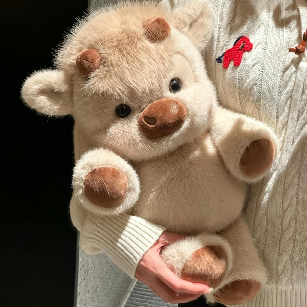 🐮 Running Highland Cow Plush – A Cute Interactive Companion That Comes to Life