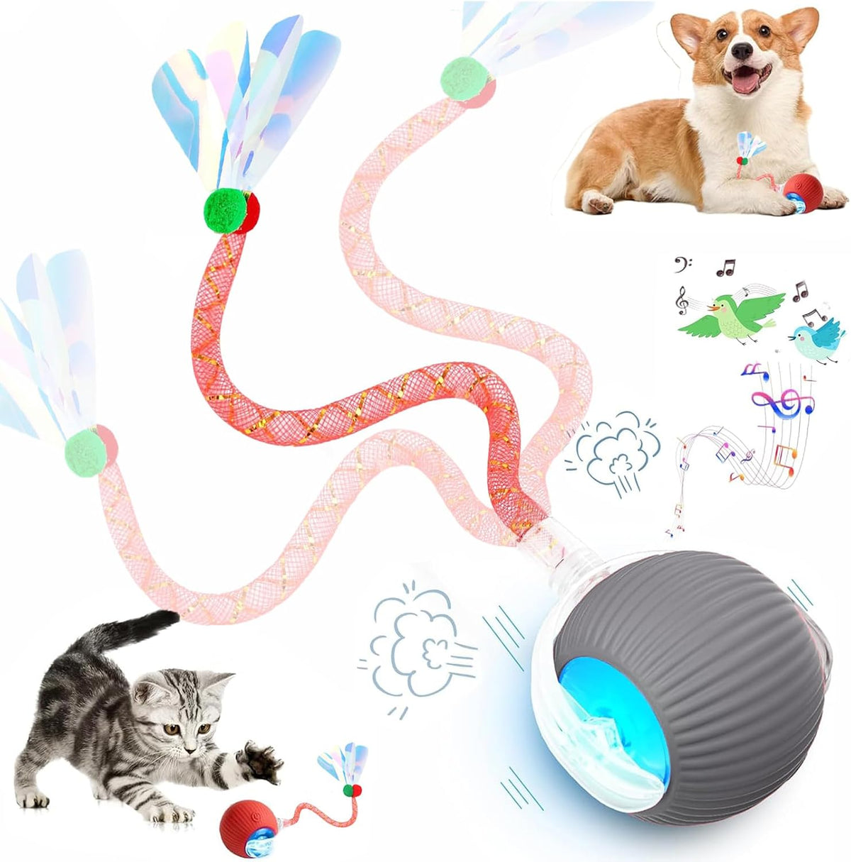 🐱Automatic Cat-Teasing Ball Interactive Pet Toys