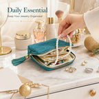 ✨Travel Jewelry Organizer – Elegant Storage for Your Precious Pieces