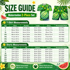 🍉 Funny Watermelon Graphic Tee Matching T‑Shirts Set