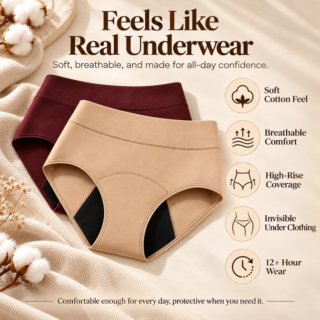 🌸💖100% Leak-Proof Underwear 4-pack