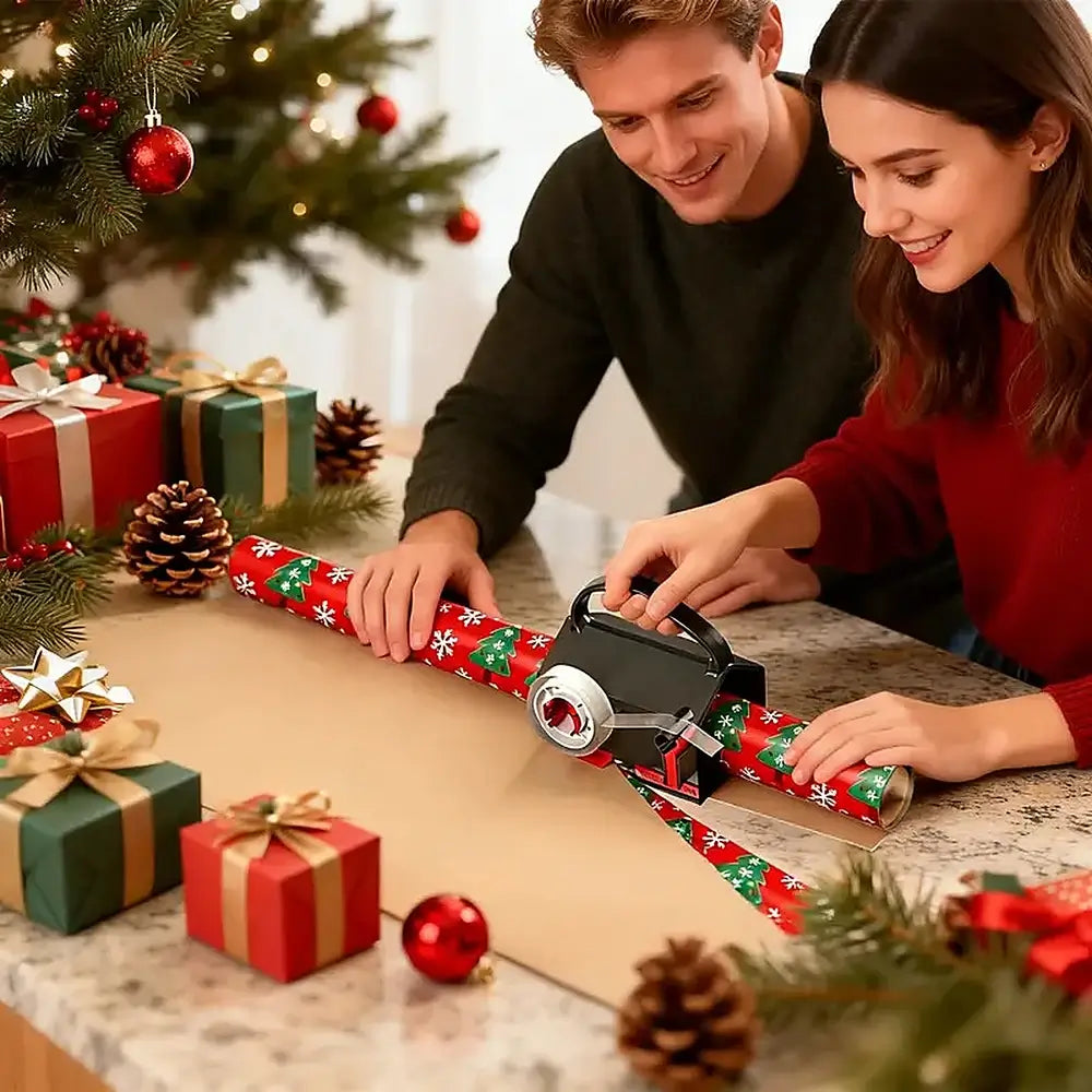 Wrapping Paper Cutter Tape Dispenser Kit