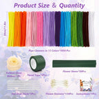 🌸 DIY Flower Making Kit – Create Beautiful Handmade Blooms at Home