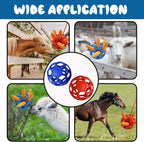 2 Pcs Horse Treat Ball Hay Feeder Ball