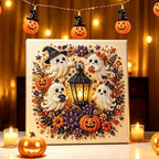 🎃 Halloween Ghost Pearl Art Kit – Create Your Own Spooky Fall Wall Decor