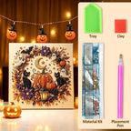 🎃 Halloween Ghost Pearl Art Kit – Create Your Own Spooky Fall Wall Decor