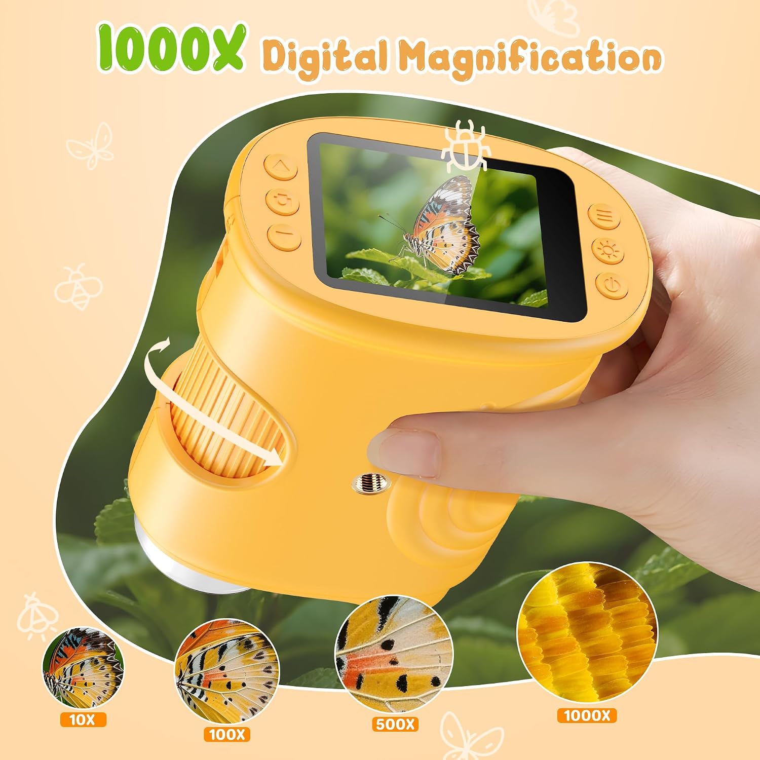 🔬Pocket Digital Microscope – Discover a Hidden World Through Science✨