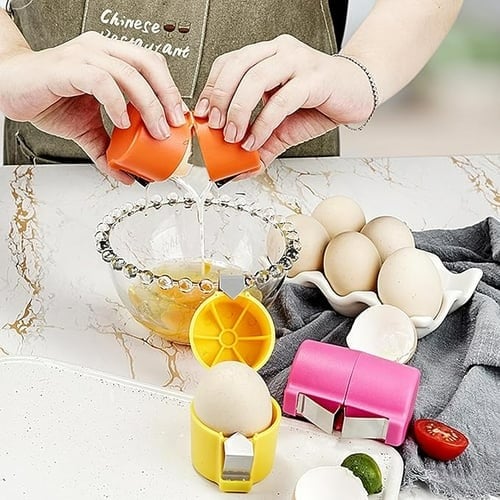 🍳🥚 50% OFF! Practical Egg Shell Opener – Clean Crack, No Mess, Works on All Sizes