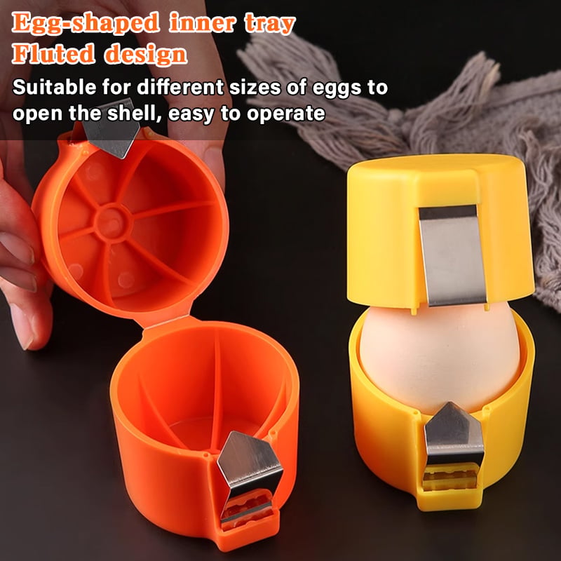 🍳🥚 50% OFF! Practical Egg Shell Opener – Clean Crack, No Mess, Works on All Sizes