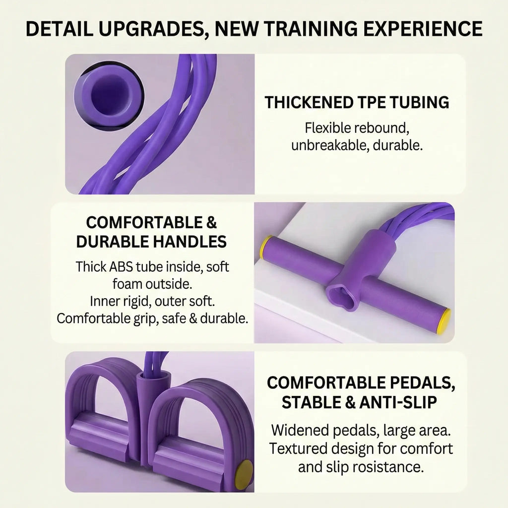 💪Portable Resistance Band Set – Your Anytime Home Workout Companion